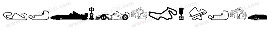 formula1 bold字体转换